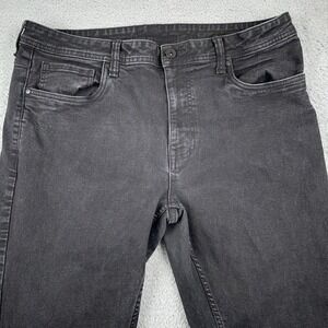 The Perfect Jean NYC Jeans Mens 36x32 Black Slim Fit Denim Stretch Comfort Pants